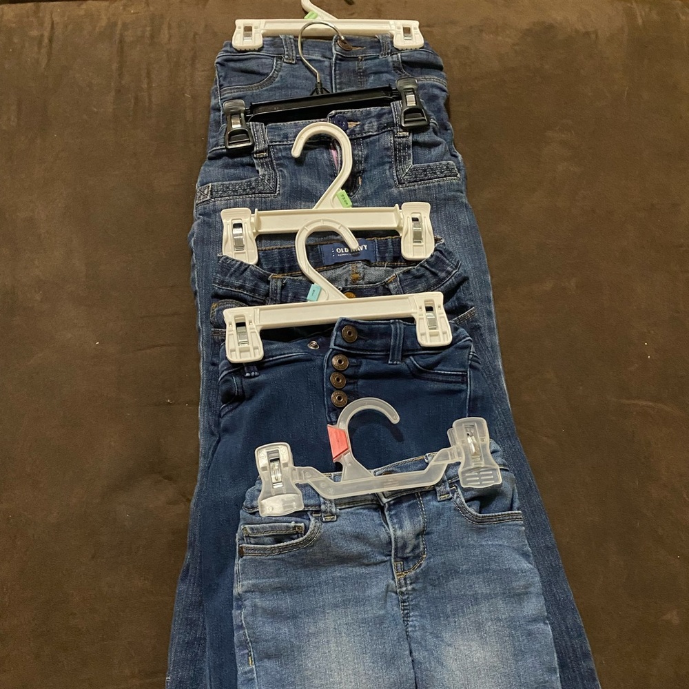 Lot of (5) 4T jeans - variety of brands and styles